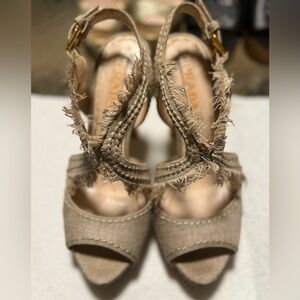 Prada Tan High Heels